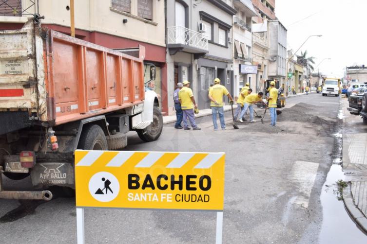 Plan de bacheo: trabajos previstos para el lunes