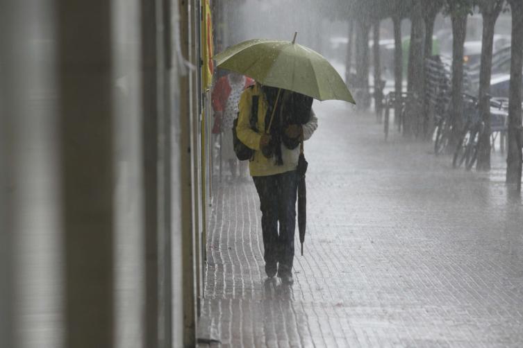 Llueve en la ciudad de Santa Fe
