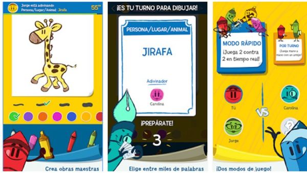 Ya se puede jugar al Pictionary desde el celular