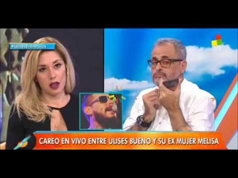 VIOLENTO ENCUENTRO EN TELEVISIÓN ENTRE ULISES BUENO Y SU EX MUJER (video)