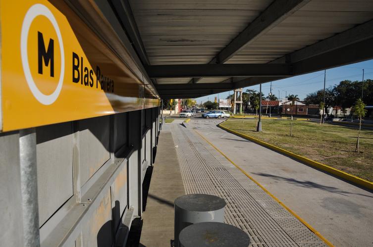 José Corral y Mauricio Macri inauguran el Metrobus Santa Fe
