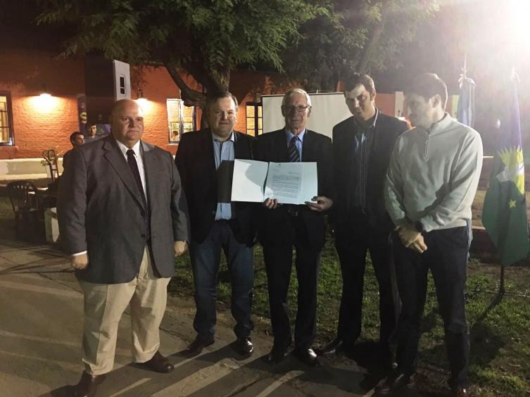 Inauguran obras en la Estación de Ferrocarril de Suardi