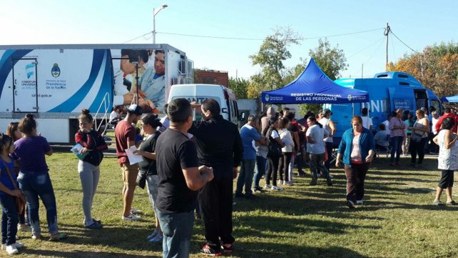 El Estado en tu Barrio: sábado, domingo y lunes para tramitar el DNI en Barranquitas Sur