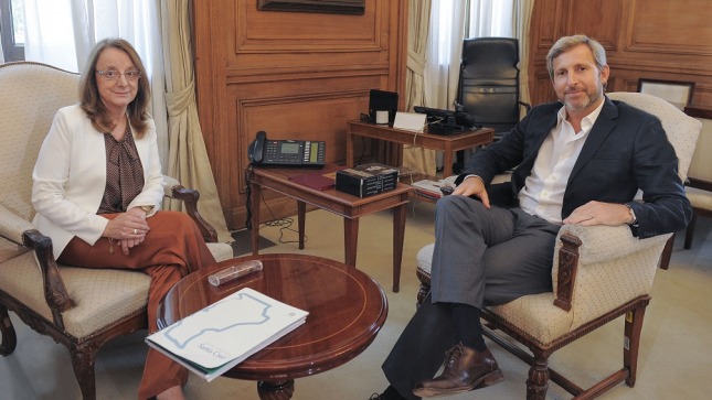 Frigerio recibirá hoy a Alicia Kirchner 