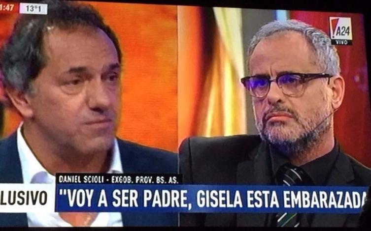 DANIEL SCIOLI: VOY A SER PAPÁ A LOS 60 AÑOS