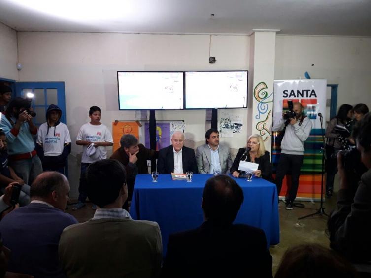 Quedó inaugurada la iluminación en Nueva Pompeya