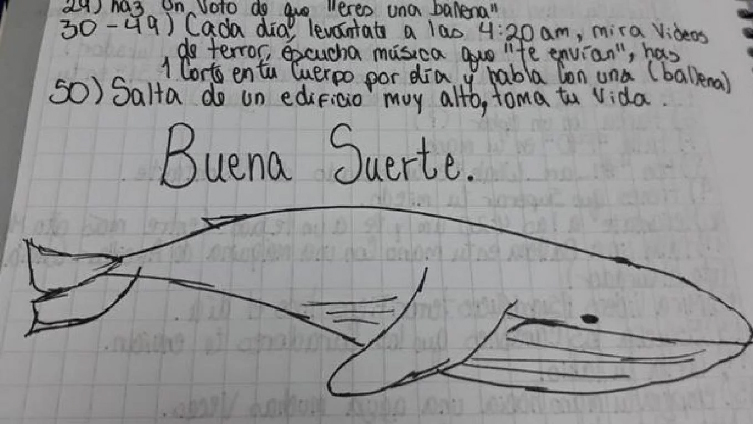 Una joven con cortes admitió que había jugado a