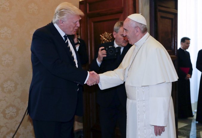 Francisco recibe a Donald Trump