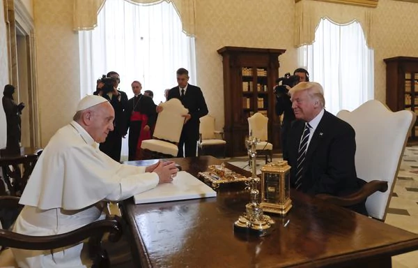 Francisco recibió a Donald Trump