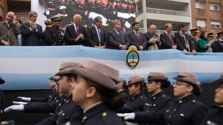 El vicegobernador encabezó el acto central del 25 de Mayo