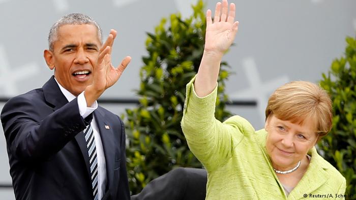 Merkel y Obama llaman al activismo democrático