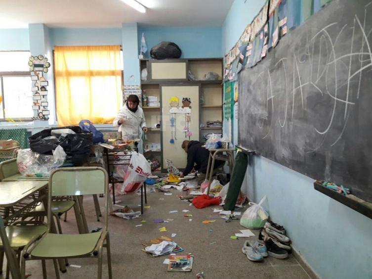 Vandalizaron las instalaciones de la escuela Nº 27 