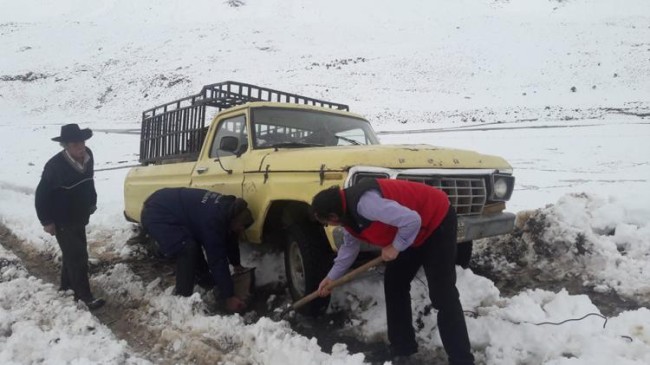 Río Negro: ayuda para los damnificados por el temporal de nieve