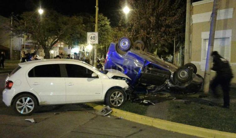 Fuerte choque en Avenida Galicia