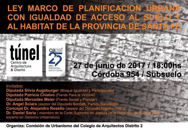 Debate sobre miradas y proyectos de Ley de Hábitat
