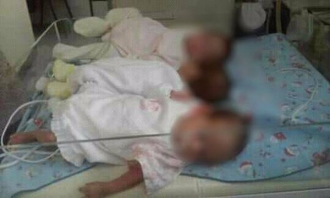 Las trillizas abandonadas en San Justo están con su mamá