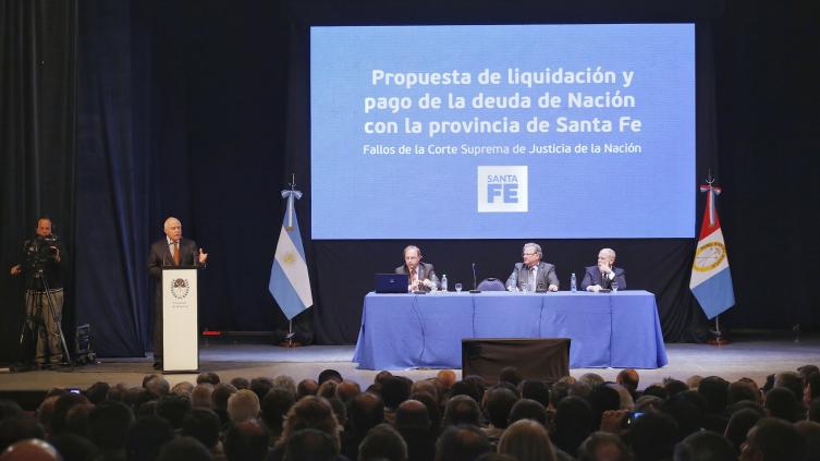 Propuesta para que la Nación le pague la deuda a Santa Fe 