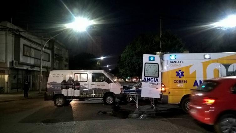 Insólito accidente en Boulevard y 4 de enero 