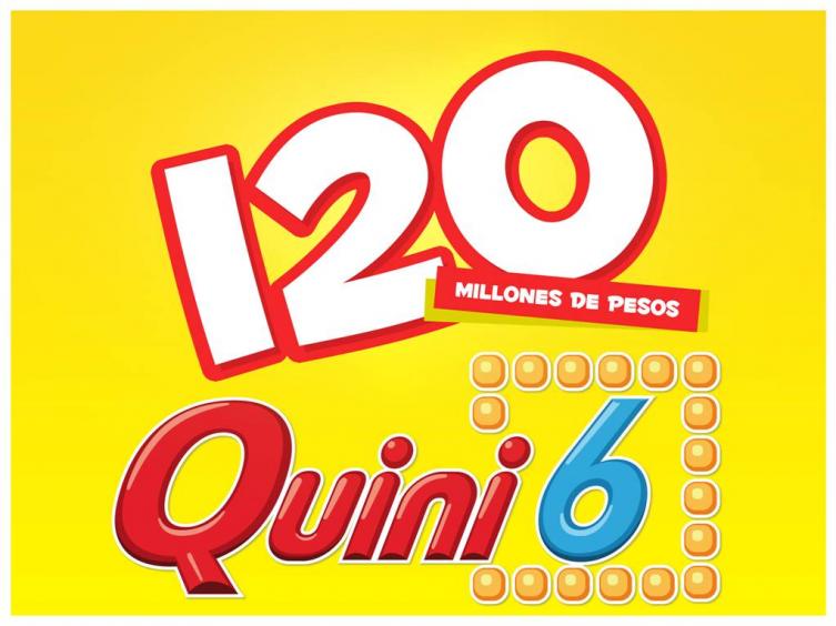 El Quini 6 sorprende este domingo con $120 millones