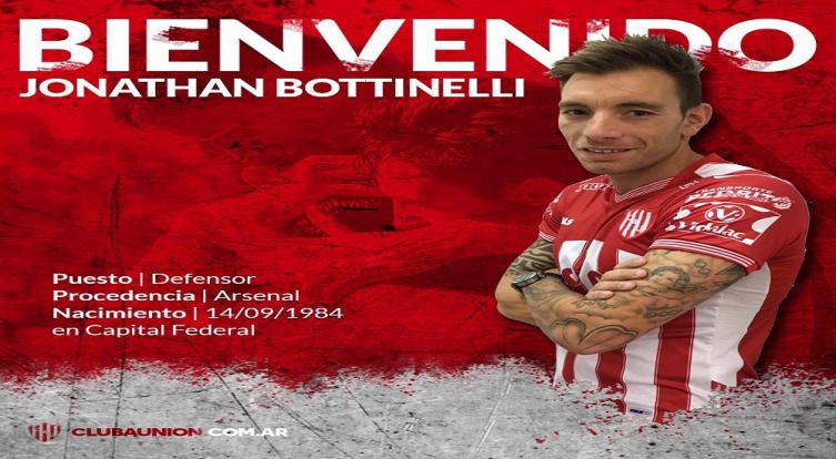  UNIÓN SUMÓ SU SEXTA INCORPORACIÓN CON LA LLEGADA DE BOTTINELLI