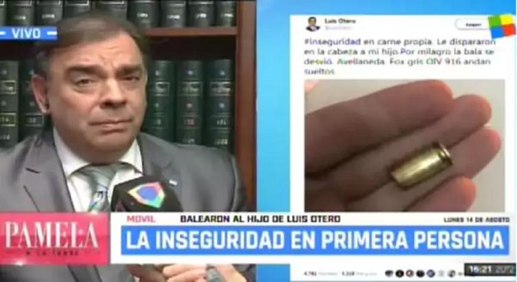 El relato del periodista Luis Otero tras el asalto en el que le dispararon en la cabeza a su hijo