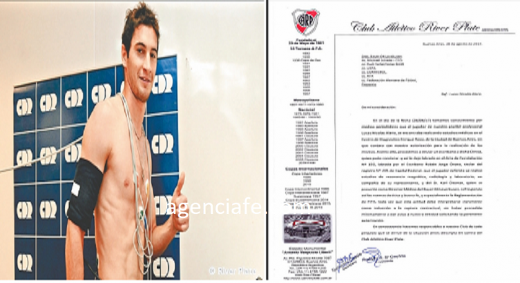 DURA CARTA DE RIVER POR EL CASO ALARIO