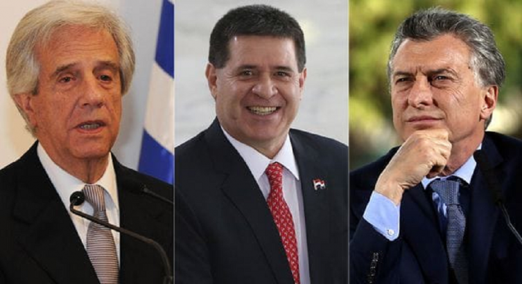 PARAGUAY SE UNIÓ OFICIALMENTE A URUGUAY-ARGENTINA Y SE ENOJÓ CHILE