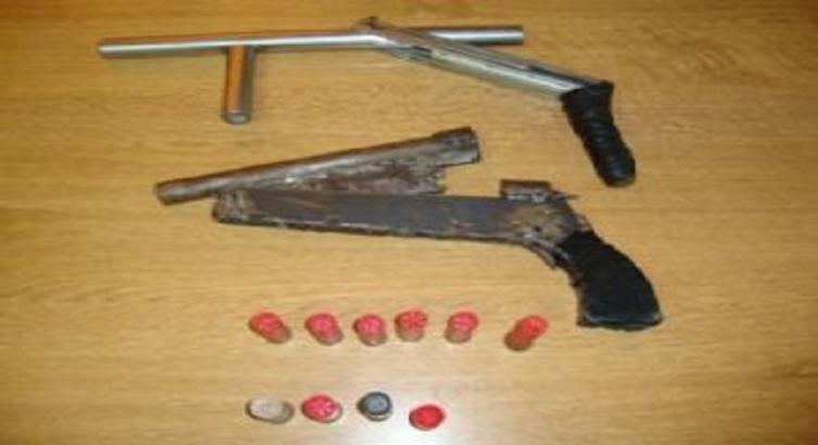 Secuestran dos Armas de Fuego de fabricación casera