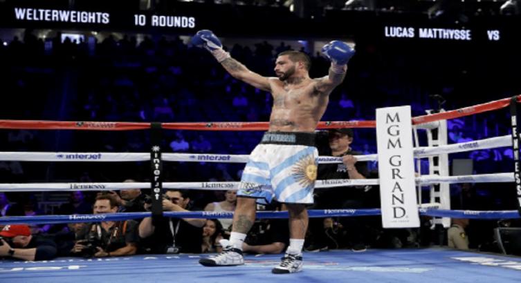 MATTHYSSE VOLVERÁ A PELEAR RECIÉN EN 2018