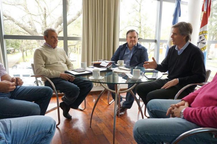 Reunión por obras viales en San Cristóbal
