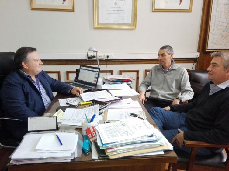 Michlig recibió al Intendente de San Cristóbal Horacio Rigo