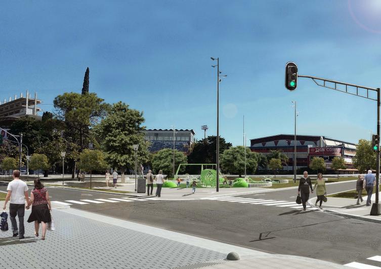 Presentaron el proyecto de intervención de la rotonda