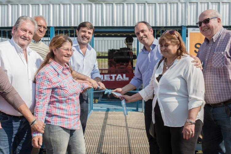 Inauguraron una nueva estación de bombeo