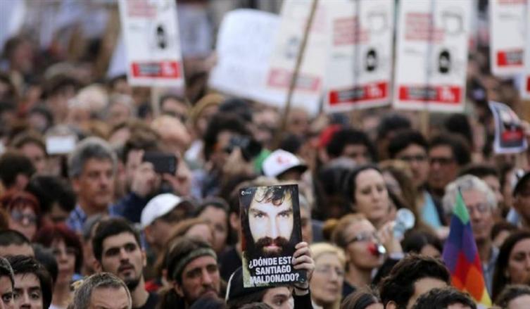 Santiago Maldonado: marchas a dos meses de su desaparición