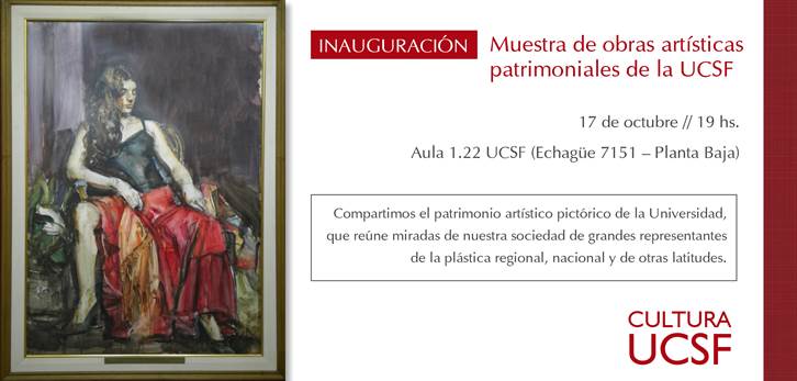 Muestra de obras artísticas patrimoniales de la UCSF