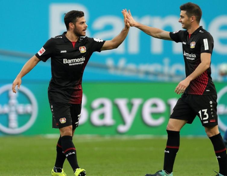 LUCAS ALARIO MARCÓ EN EL EMPATE DEL LEVERKUSEN