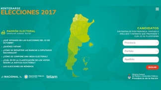 Lo que hay que saber para las elecciones, en una plataforma interactiva