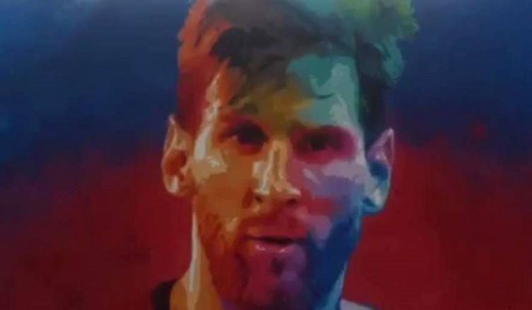 BARCELONA HOMENAJEÓ A MESSI