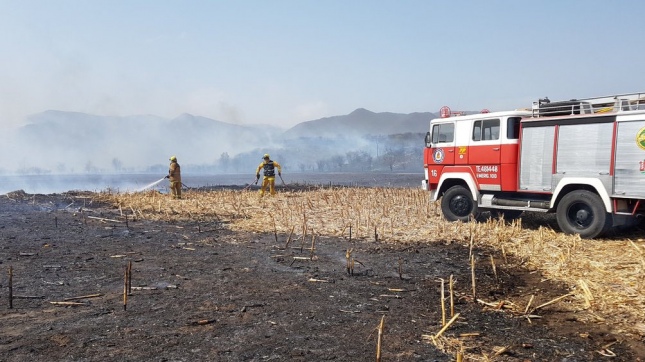Córdoba: Continúa la lucha contra el fuego en cercanías a Traslasierra