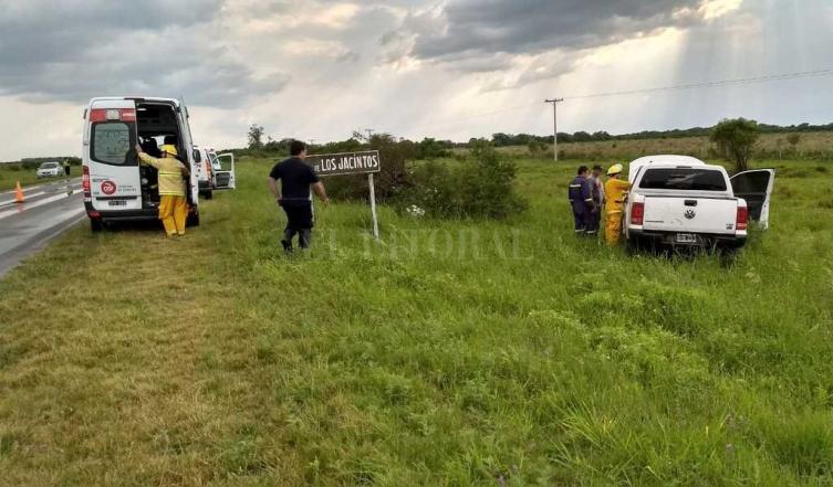 Volcó el jefe de Policía del departamento San Javier