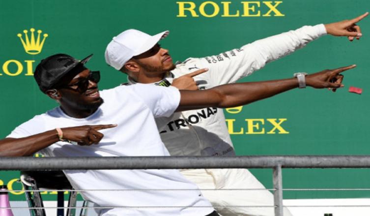 HAMILTON FUE TAN RÁPIDO EN ESTADOS UNIDOS, QUE FESTEJÓ COMO BOLT