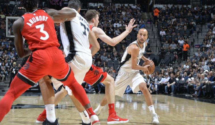 SAN ANTONIO SPURS 101 - TORONTO RAPTORS 97: GRAN ACTUACIÓN DE MANU
