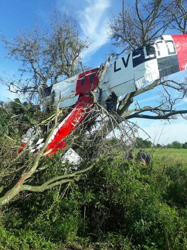 Esperanza: cayó una avioneta y murió el piloto