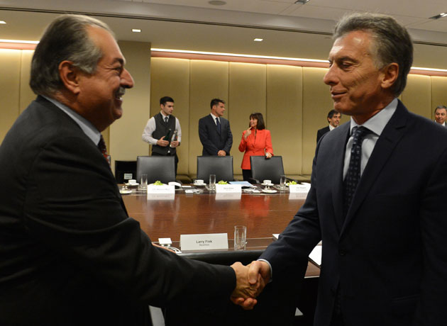 BlackRock recibió a Mauricio Macri
