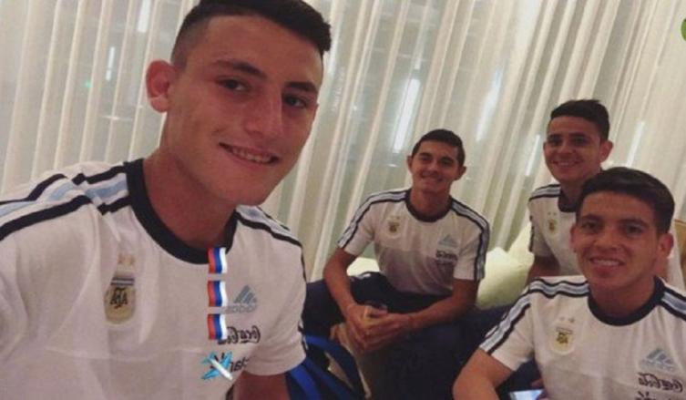 TOMI CHANCALAY ENTRENANDO CON LEO MESSI EN RUSIA