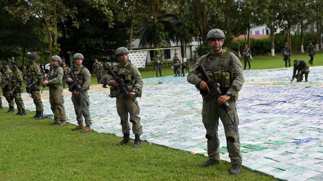 Colombia realizó la mayor incautación de cocaína de su historia