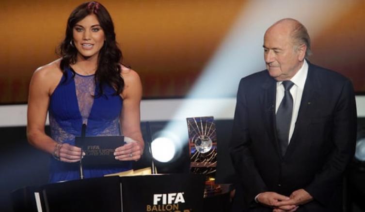 HOPE SOLO ACUSA A BLATTER DE ACOSO SEXUAL