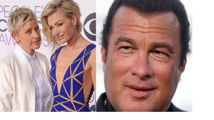 LA DENUNCIA DE LA ESPOSA DE ELLEN DEGENERES CONTRA STEVEN SEAGAL