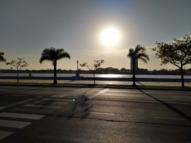 Domingo soleado y caluroso