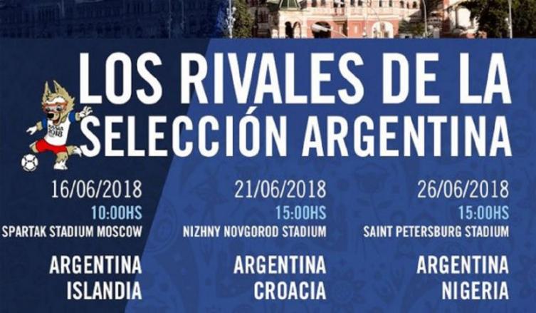 LOS RIVALES DE ARGENTINA